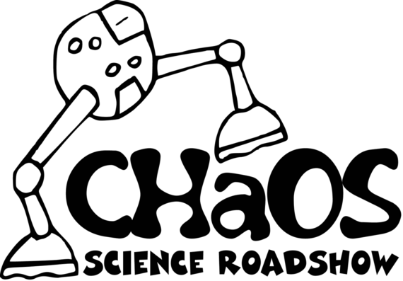 Cambridge Hands-on Science logo - a stomping robot