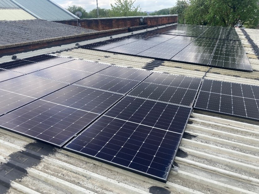 Barkers Furniture Store solar panels