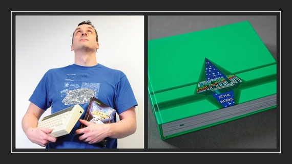 Mark Hardisty, the author of A Gremlin In the Works, and a picture of the book