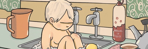 Bath Time Pete McKee