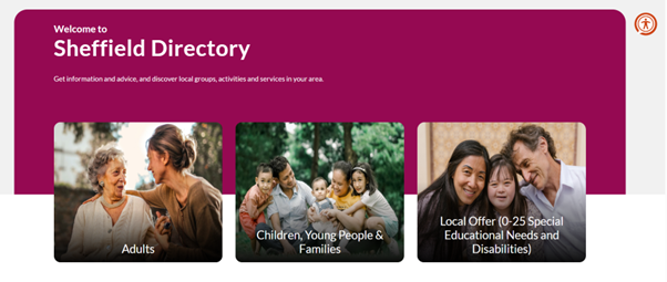 The Sheffield Directory homepage