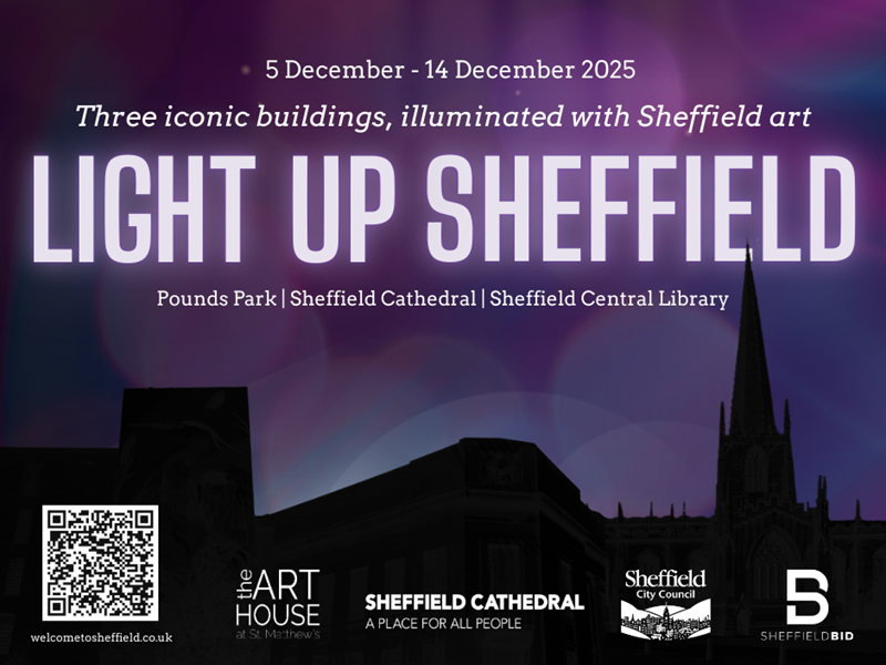 Light Up Sheffield promotional poster