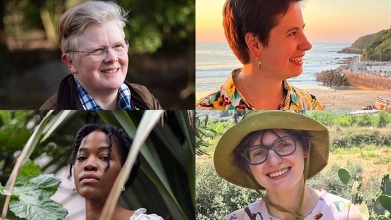 Poets Sarah Lasoye, Eden Chicken, Beth Davies and Susie Wilson