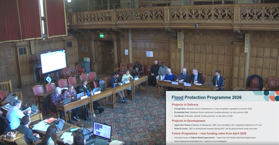 Picture of the Transport, Regeneration and Climate Policy Committee in progress