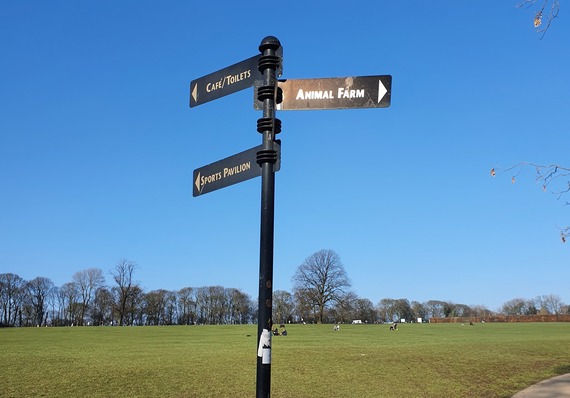 Graves Park signs