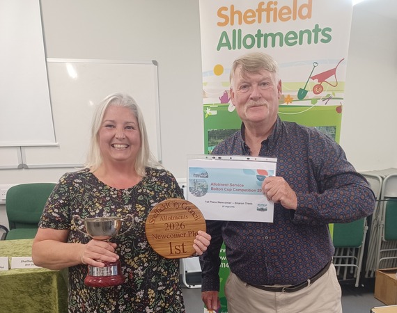 Allotment awards - Sharon Trees best newcomer