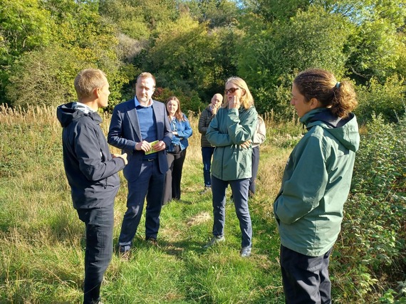 DEFRA visit shire brook valley