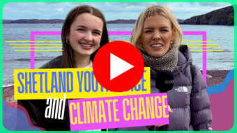 Shetland Youth Voice Members speak to the Climate Yarns team about climate change