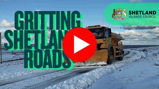 Gritting Shetland's Roads