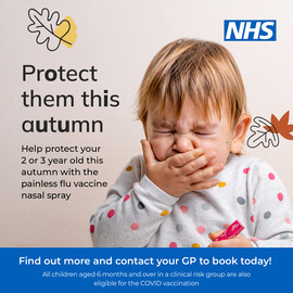 Protect them with the flu vaccine
