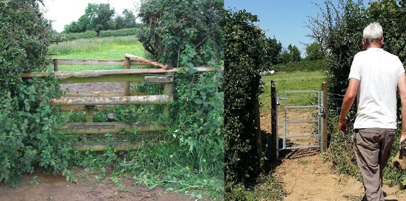 Gate at Caynham