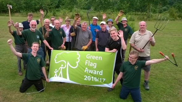 Green Flag Award with SVCP Volunteers