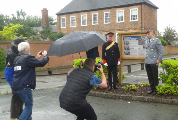 WW1 POW sign unveiling
