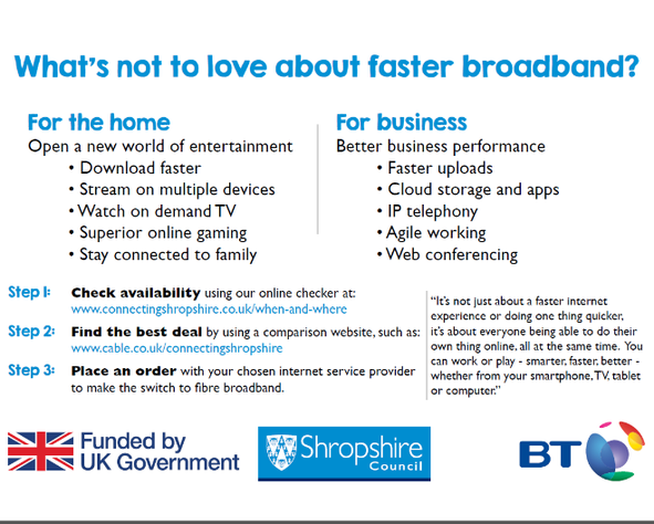 What's not to love about faster broadband