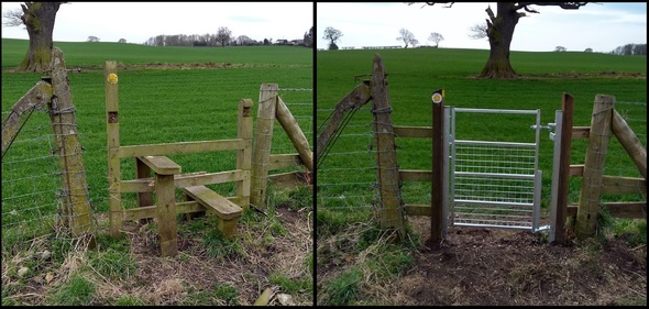 Stile to Gate Replacement