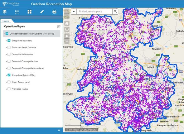 Outdoor Recreation Map