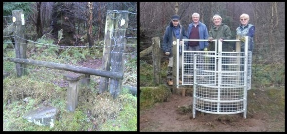 Selattyn gate before and after