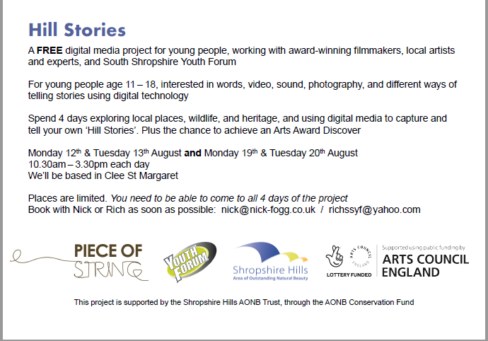 Hill Stories - Clee St Margaret