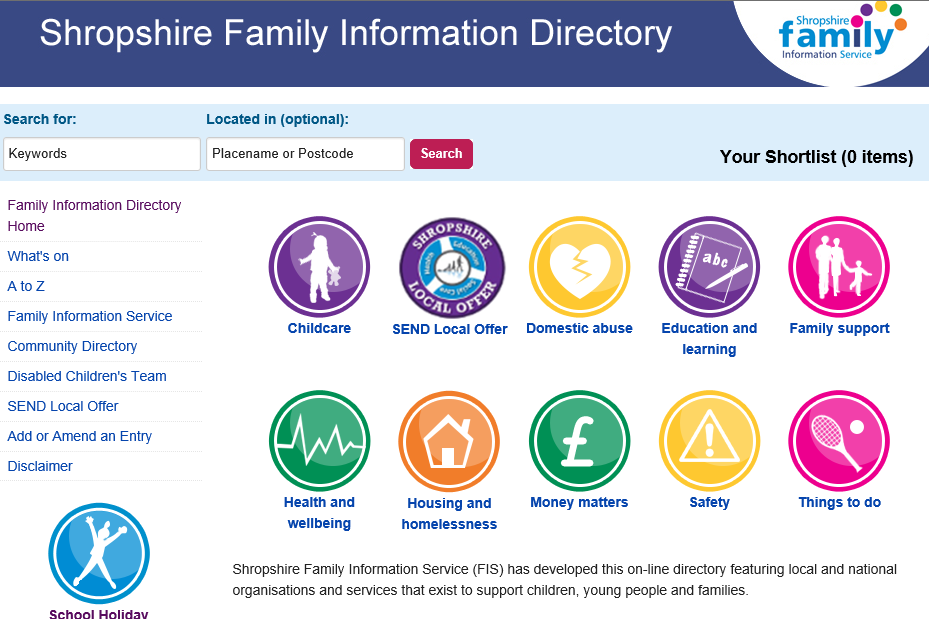 Image of Family Information Service Directory