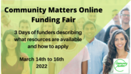 Community matters funding fair