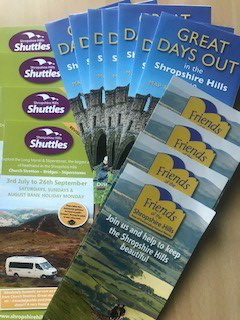 leaflets about the Shropshire Hills
