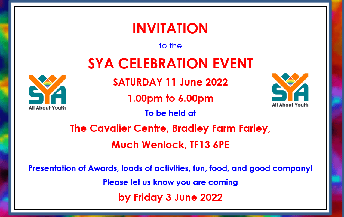 SYA event flyer image
