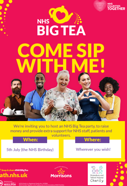 NHS big tea flyer