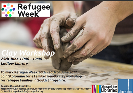 Refugee week event poster