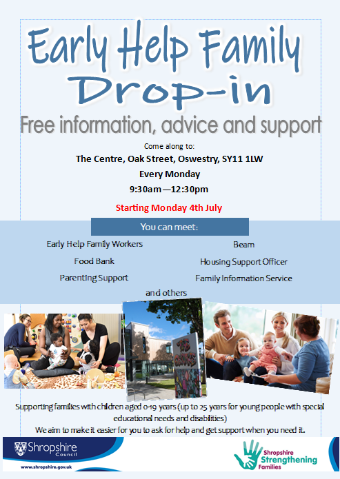 Early help family drop in 