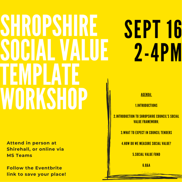 Event poster social value