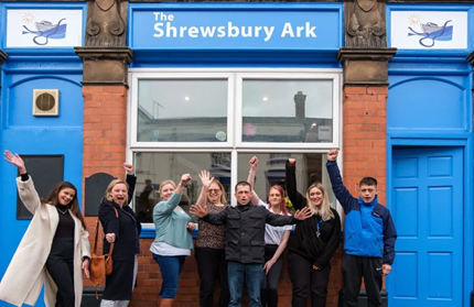 The Shrewsbury Ark has relocated to former Rock and Fountain pub, Shrewsbury.