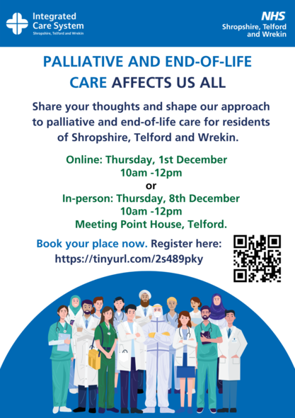 palliative and end of life care events flyer