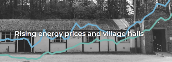 village hall with energy price rise