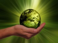 save our shropshire logo hand holding globe