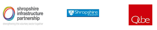 partner logos SIP, shropshire council and qube