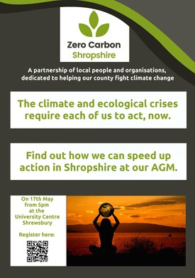 zero carbon shropshire agm flyer