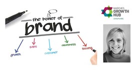 MGH logo and image of Louise Welsby