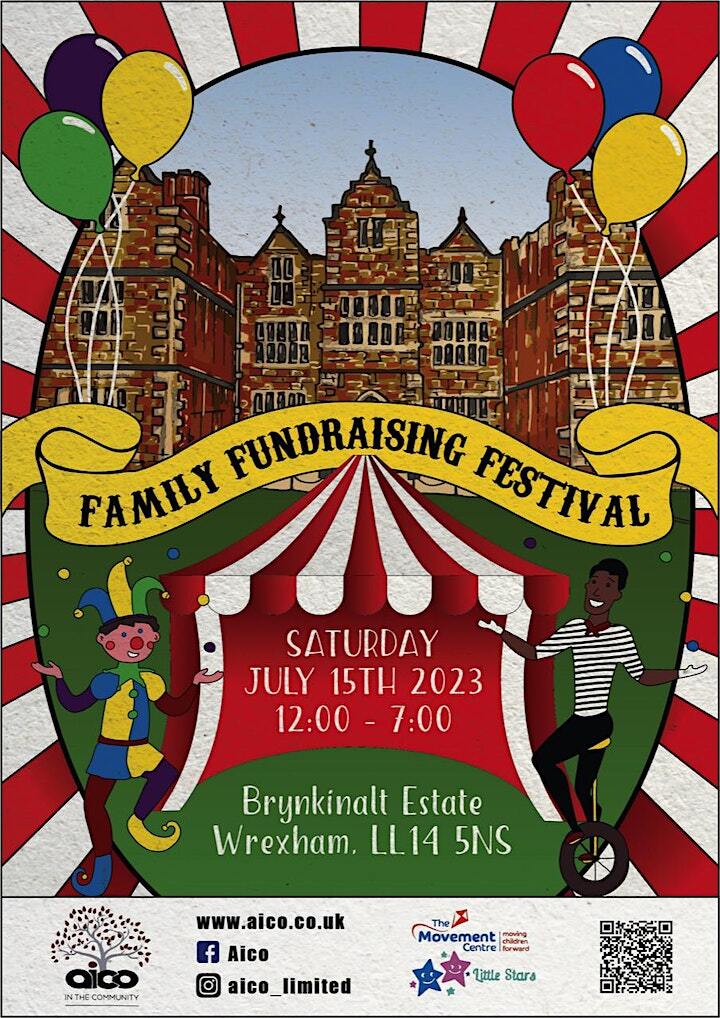 family fundraising festival flyer