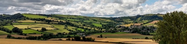 photograph of the Shropshire Hills landscape