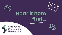 shropshire community foundation newsletter logo