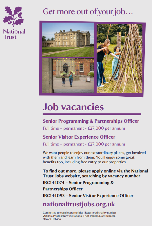 Attingham Park Job Ad