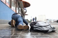 person slipped on floor