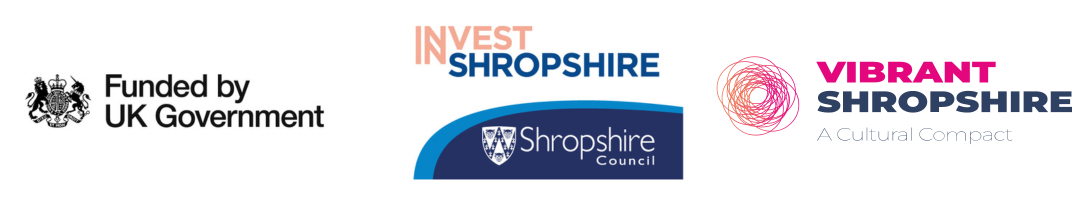 funded by uk government, invest in shropshire and vibrant shropshire a cultural compact