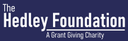 Hedley Foundation a grant giving charity blue background white text