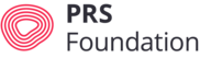 PRS foundation composers' fund with red swirl logo