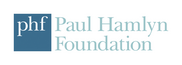 Paul Hamlyn Foundation in blue writing with PHF in blue square