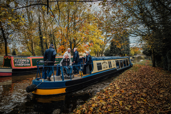 Canal Boats on the Shropshire Union Canal