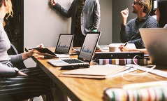 people participating in  a business workshop