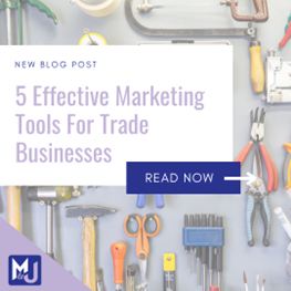 marketing tips for trade businesses logo