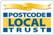 Postcode Local Trust in yellow and blue